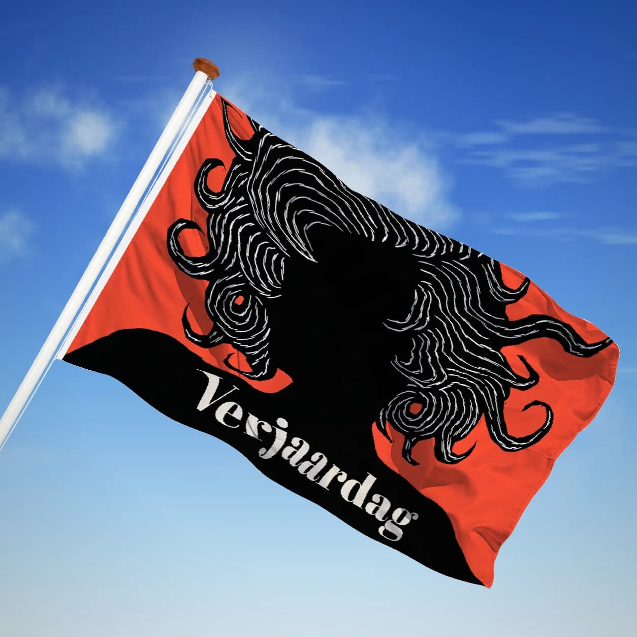 Verjaardag — Linosnede