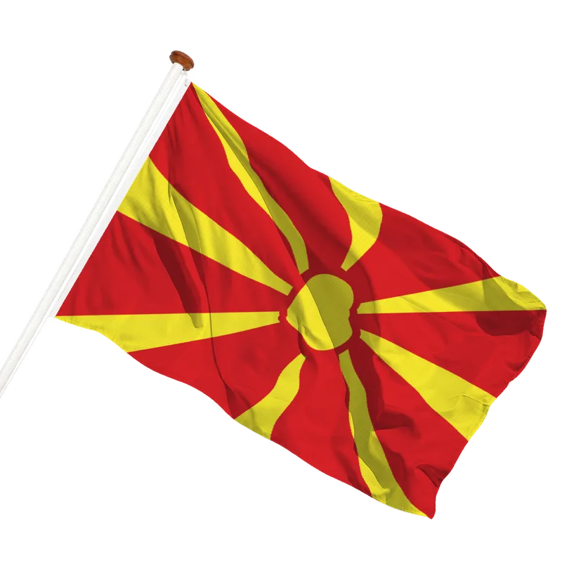 Flag of North Macedonia