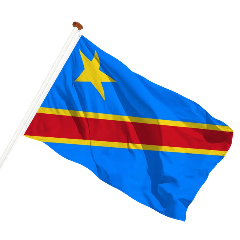 Flag of Congo - Kinshasa